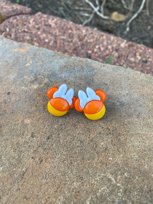 Minnie Mouse Candy Corn Earrings