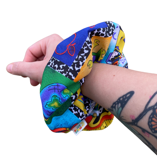 Elementary School Teacher Womens Girls Scrunchie Hair Tie Ponytail Accessories