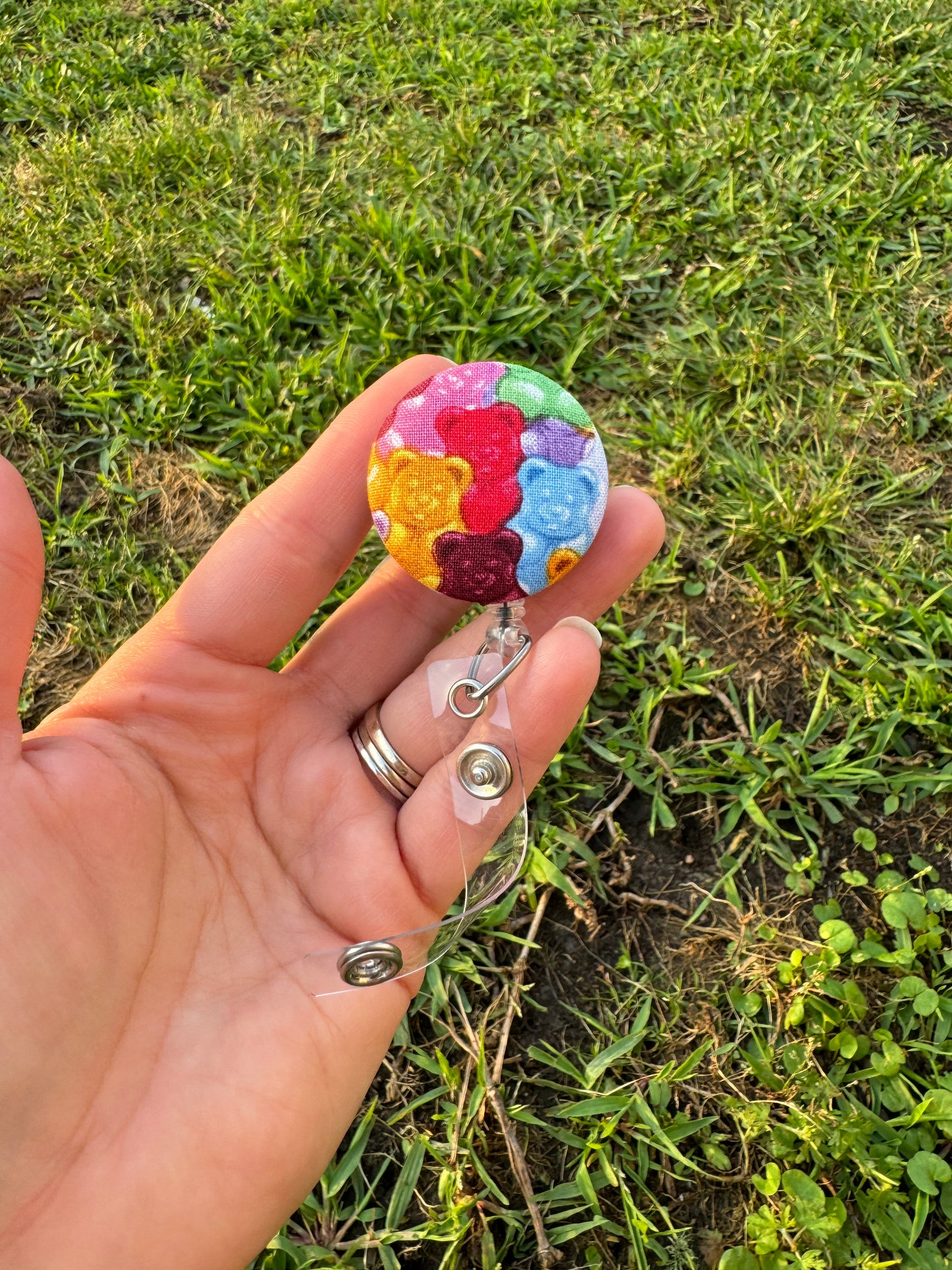 Gummy Bear Badge ID Reel for Nurse Doctor Teacher Medical Assistant Gift