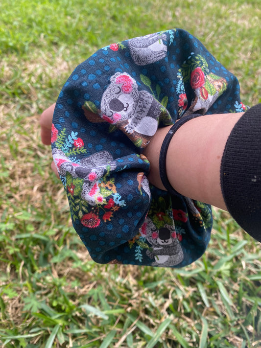 Koala Lover Gift Scrunchie hair tie