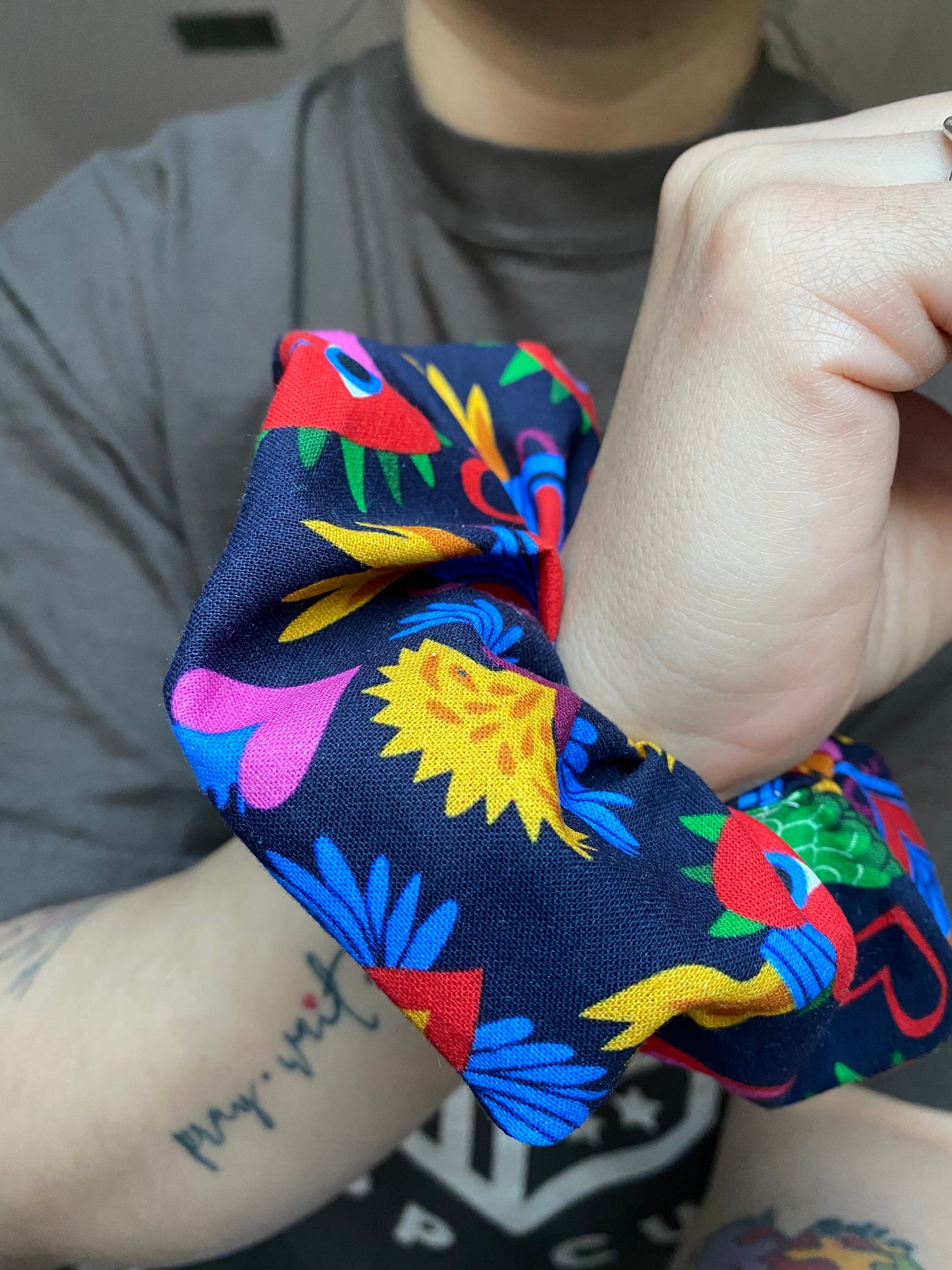 Evil Eye Ojo Frida All Seeing Eye Hair Tie Ponytail Gift