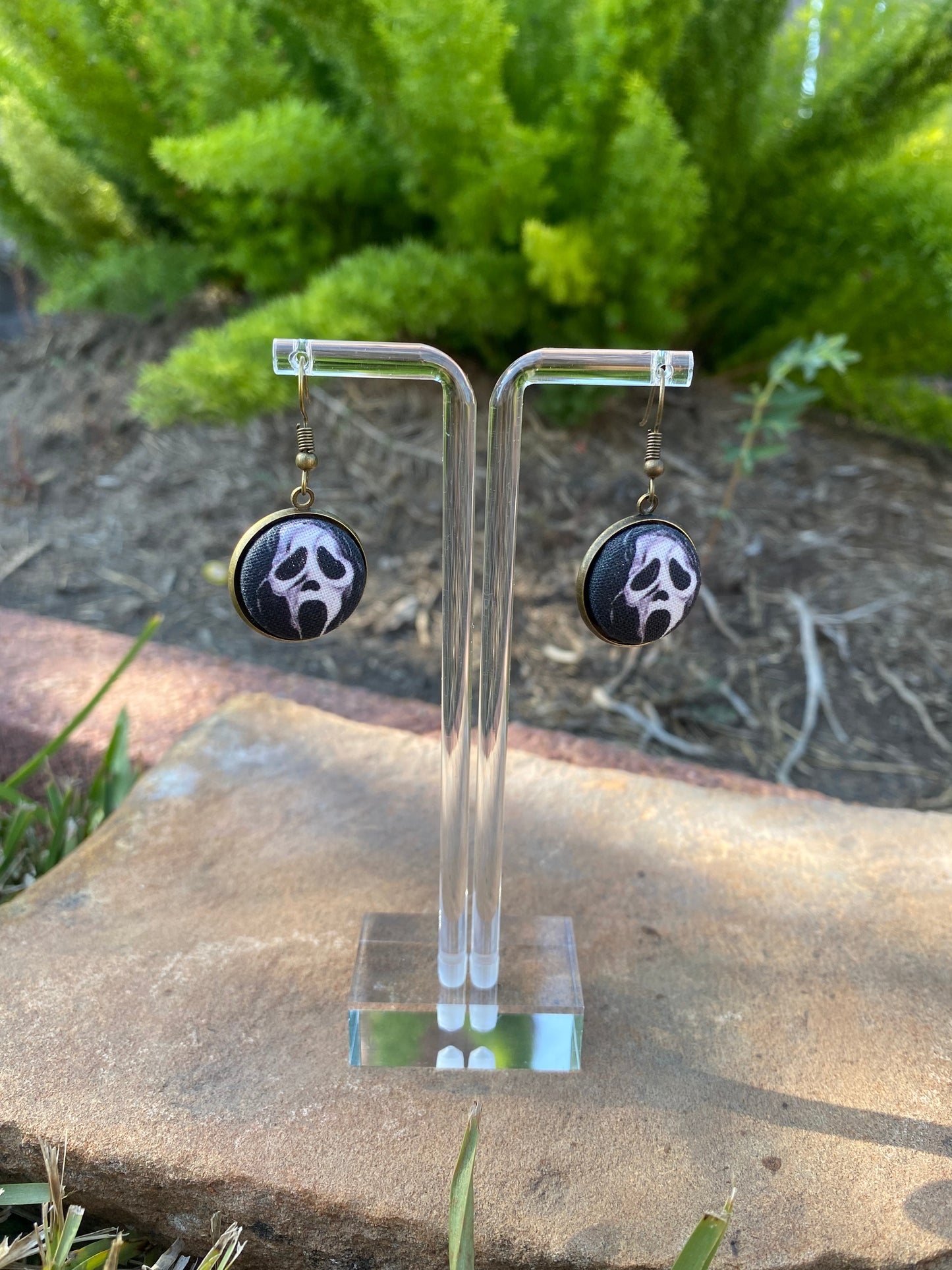 Scream scary movie Dangle earrings gift