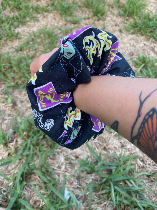 Maleficent Scrunchie Hair Tie Ponytail Gift