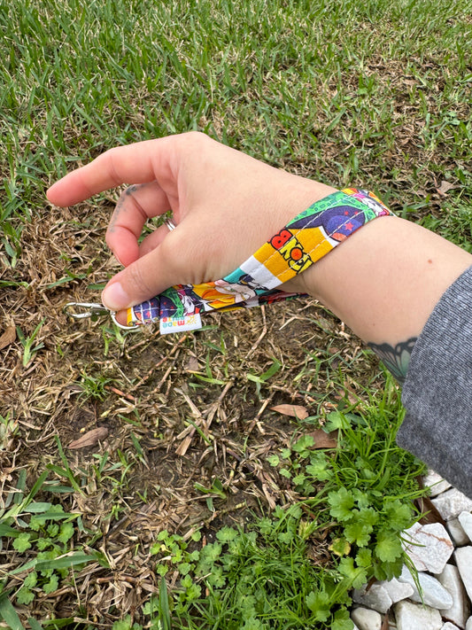 Dragon Ball Z Wristlet Keychain Key Fob