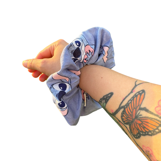 Stitch Scrunchie Hair Tie Ponytail