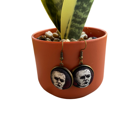 Jason Scary movie dangle earrings jewelry gift