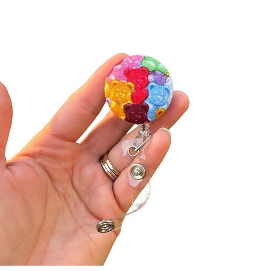 Gummy Bear Badge ID Reel for Nurse Doctor Teacher Medical Assistant Gift
