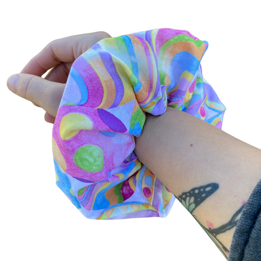 Easter Eggs Little Girls Hair Scrunchie Hair Tie Ponytail Gift