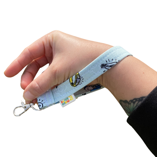 Monopoly Game Wristlet Keychain Gift