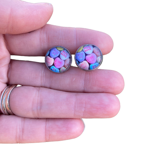Brachs Conversation heart earrings gift
