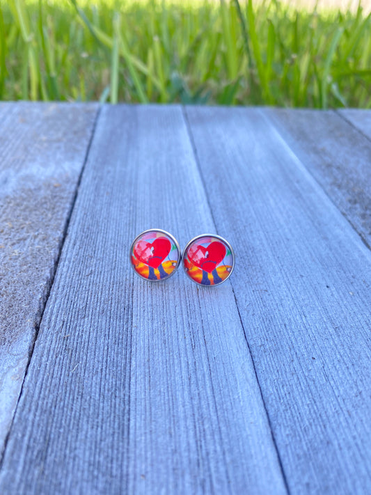 Bad Bunny Stud Earrings Gift