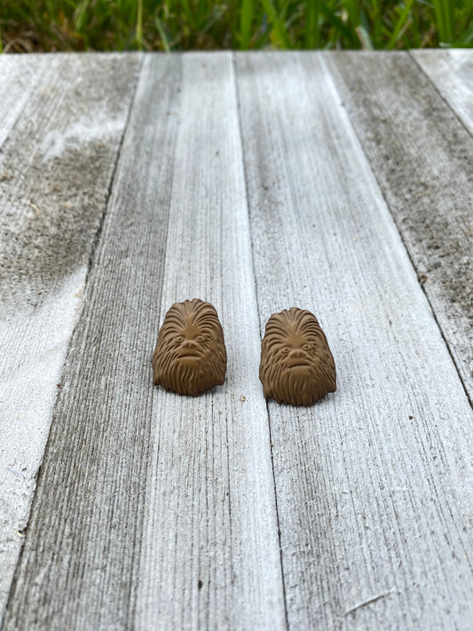 Chewbacca Star Wars Stud Earrings Gift