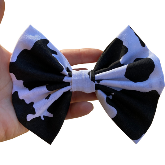 Little Girls cow Rodeo Hair bow