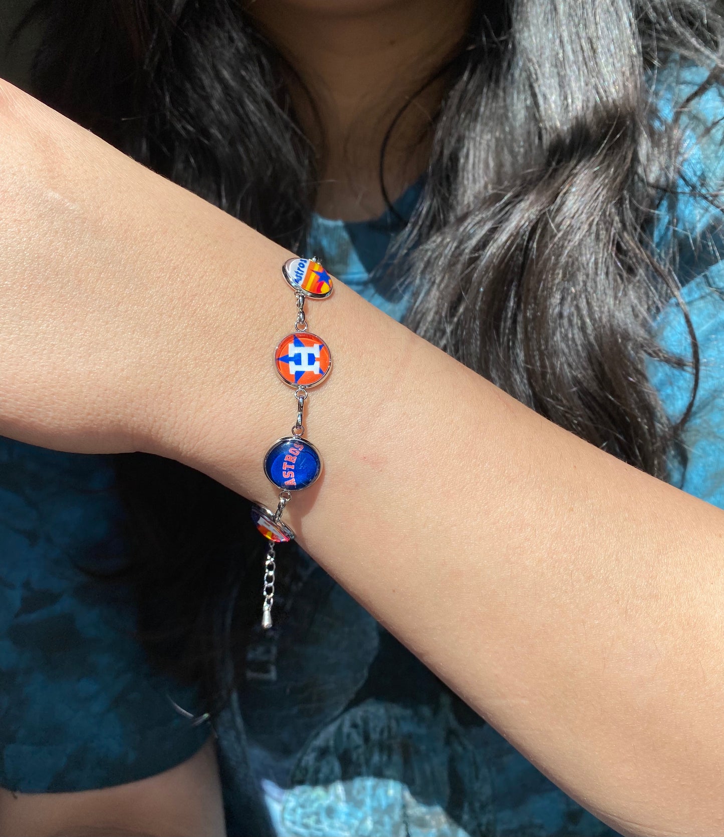 Houston Baseball Bracelet