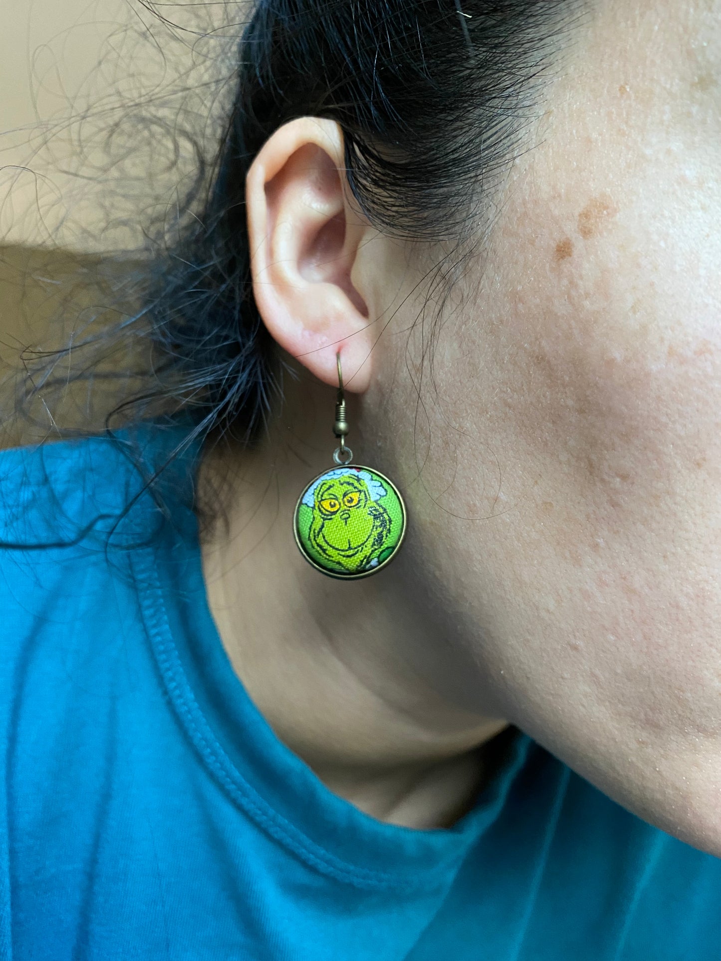 The Grinch Dangle Earrings