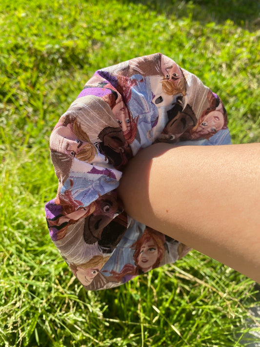 Frozen Oversized Scrunchie hair tie