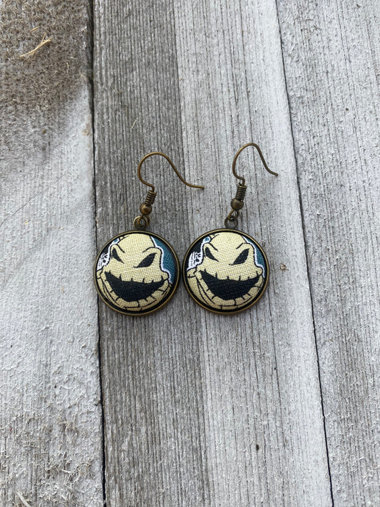 Oogie boogie Nightmare Before Christmas Dangle Earrings