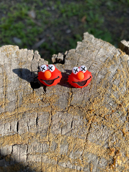 Elmo Sesame Street Stud Earrings Gift
