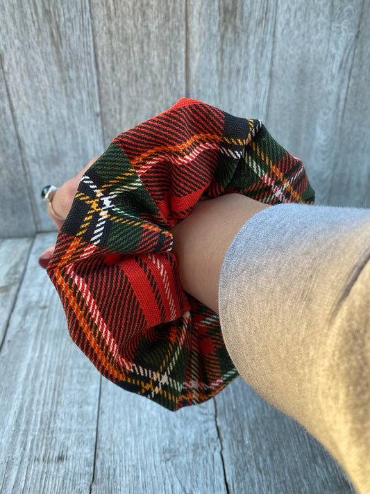 Plaid Scrunchie Hair Tie Gift