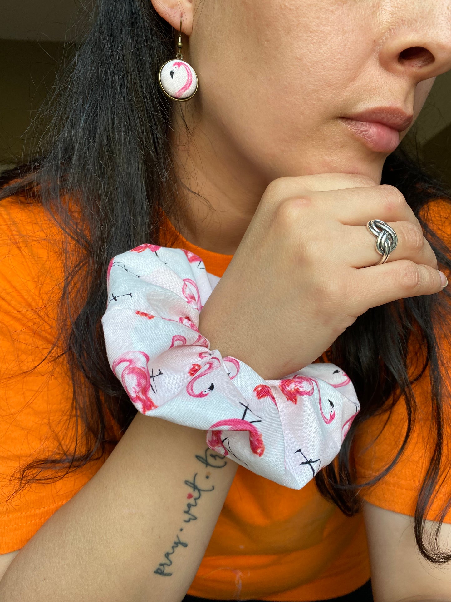 Flamingo Dangle Earrings