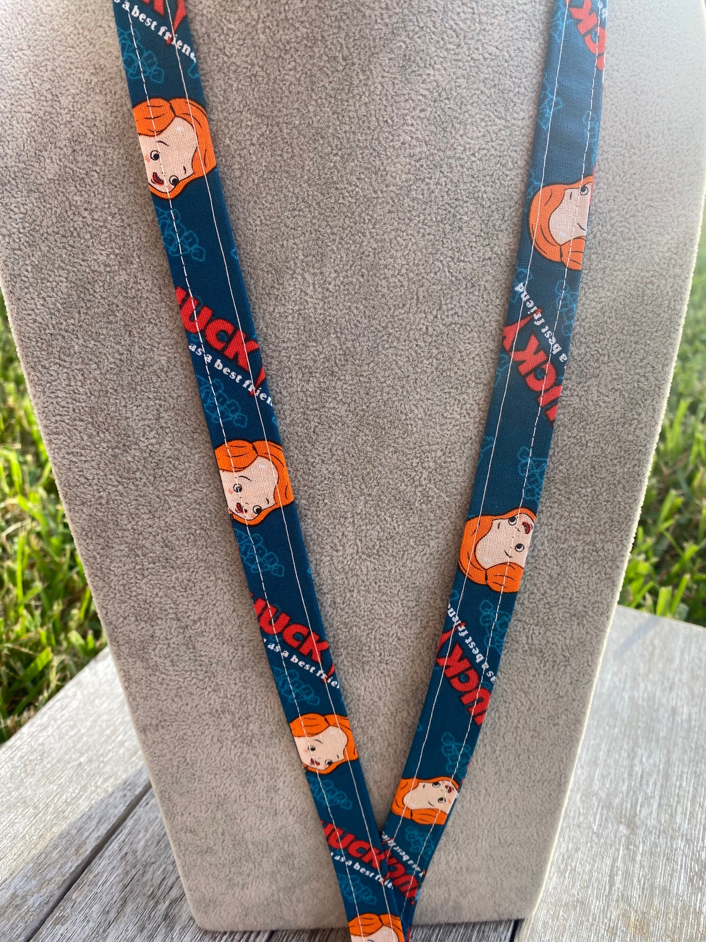 Chucky Horror Movie ID Badge Holder Keychain