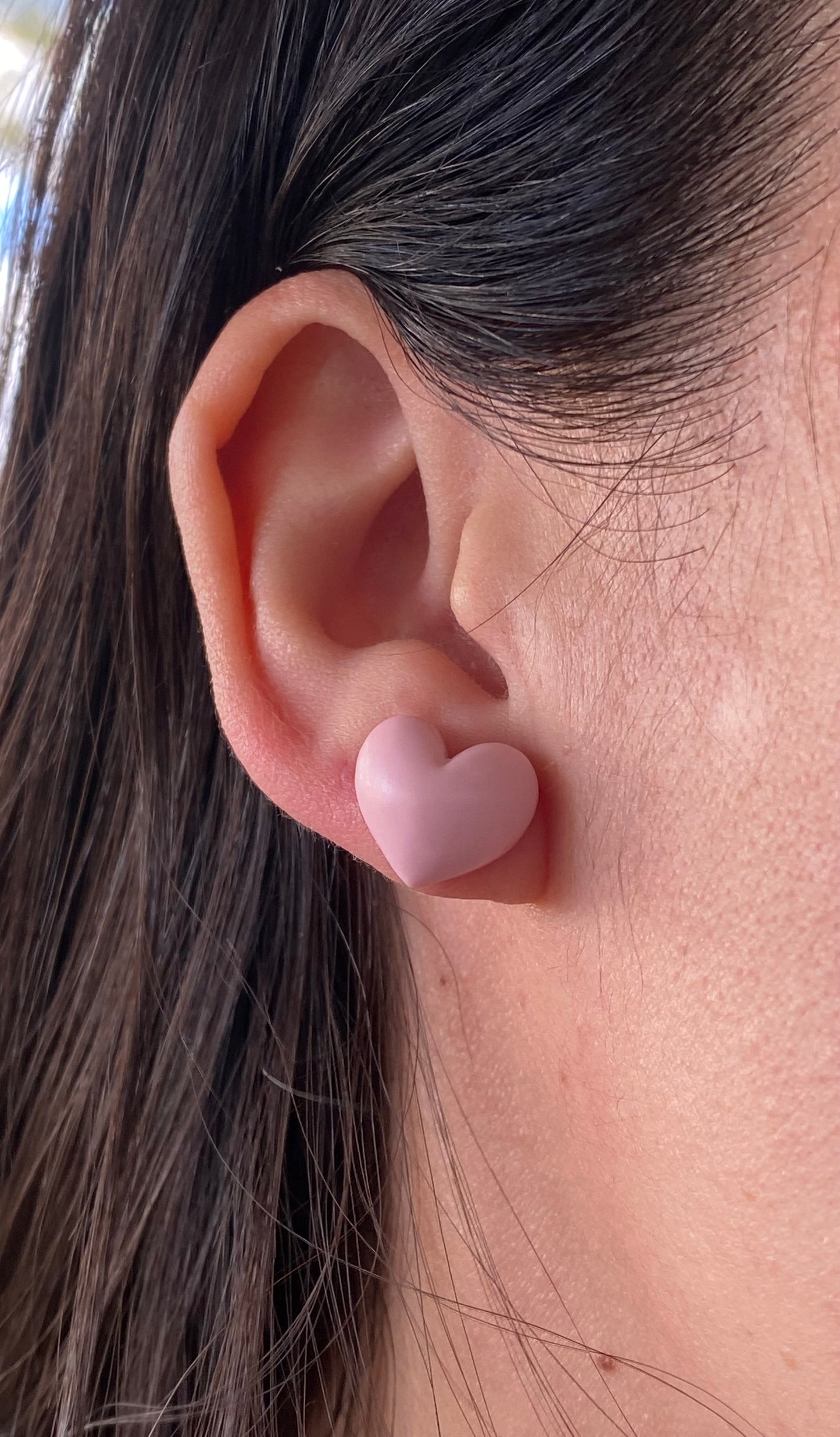 Heart Valentines Stud Earrings Gift