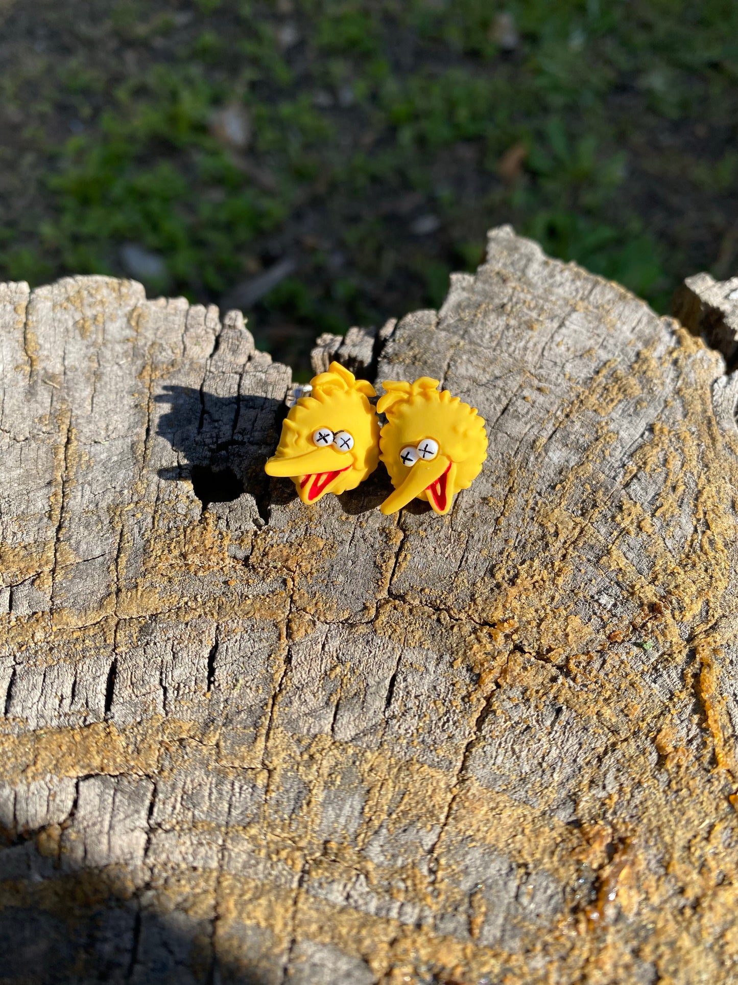 Big Bird Earrings Sesame Street Earrings