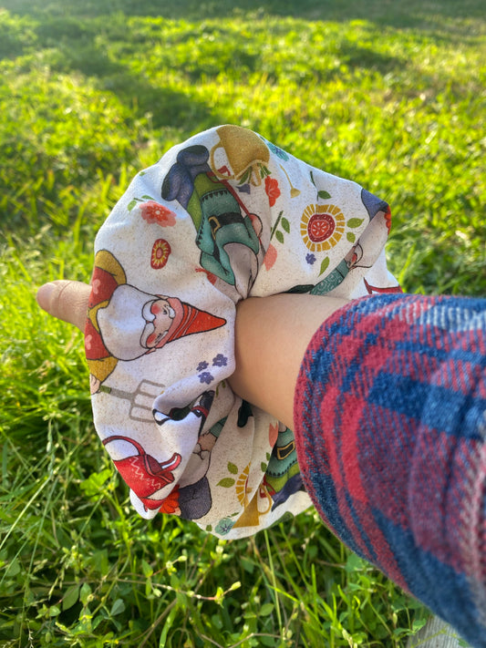 Gnome Scrunchie Hair Tie Gift