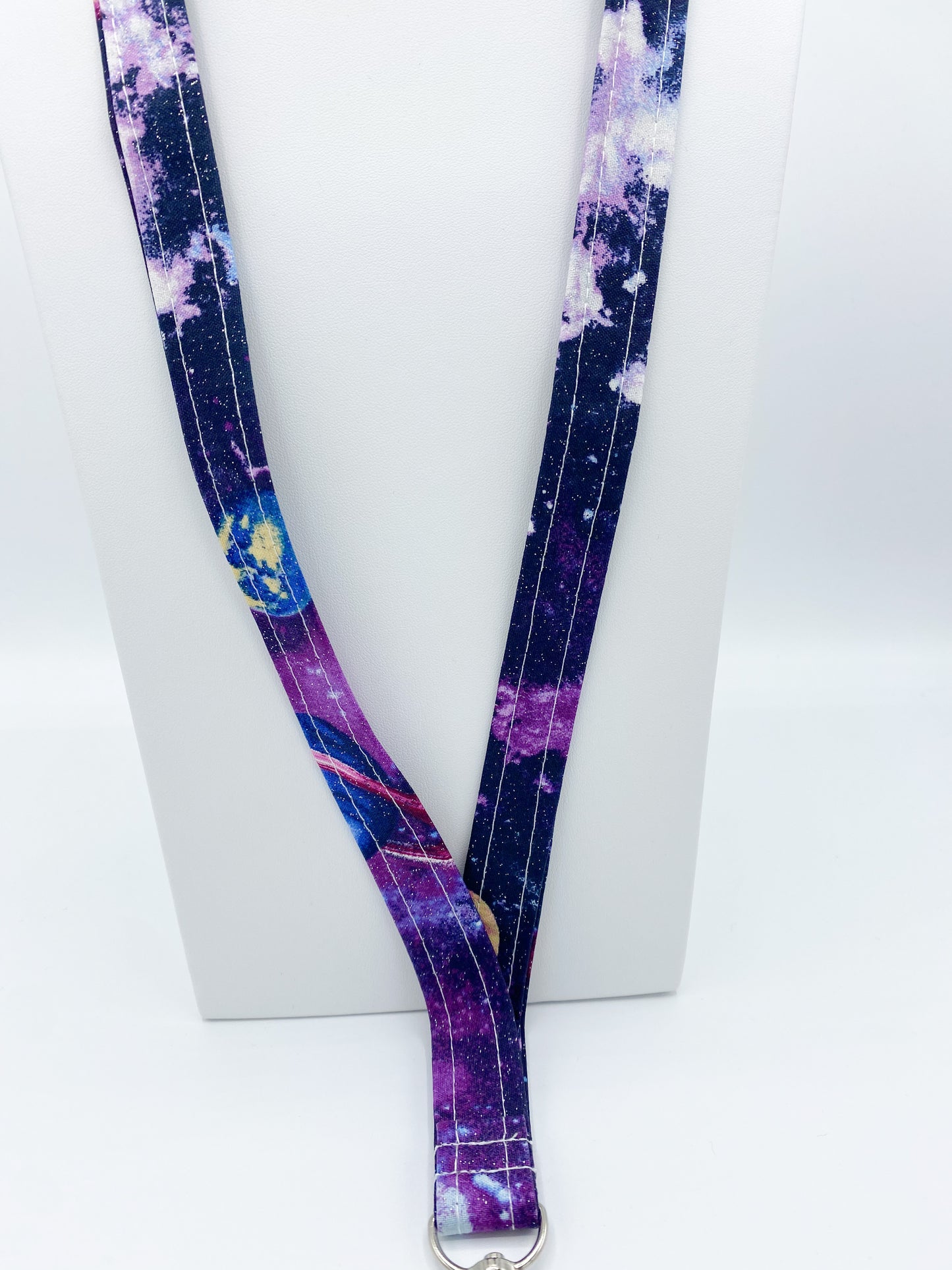 Galaxy ID Badge Holder Keychain