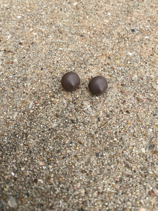 Chocolate Chips Stud Earrings Gift