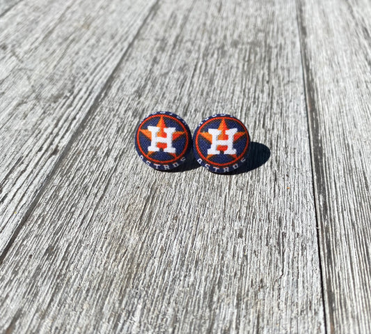 Houston Astros Stud Earrings Gift