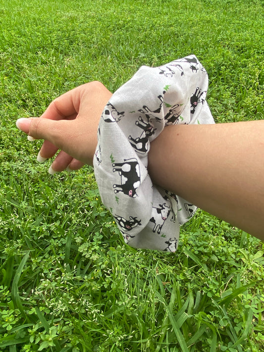 Cow Scrunchie Hair Tie Gift