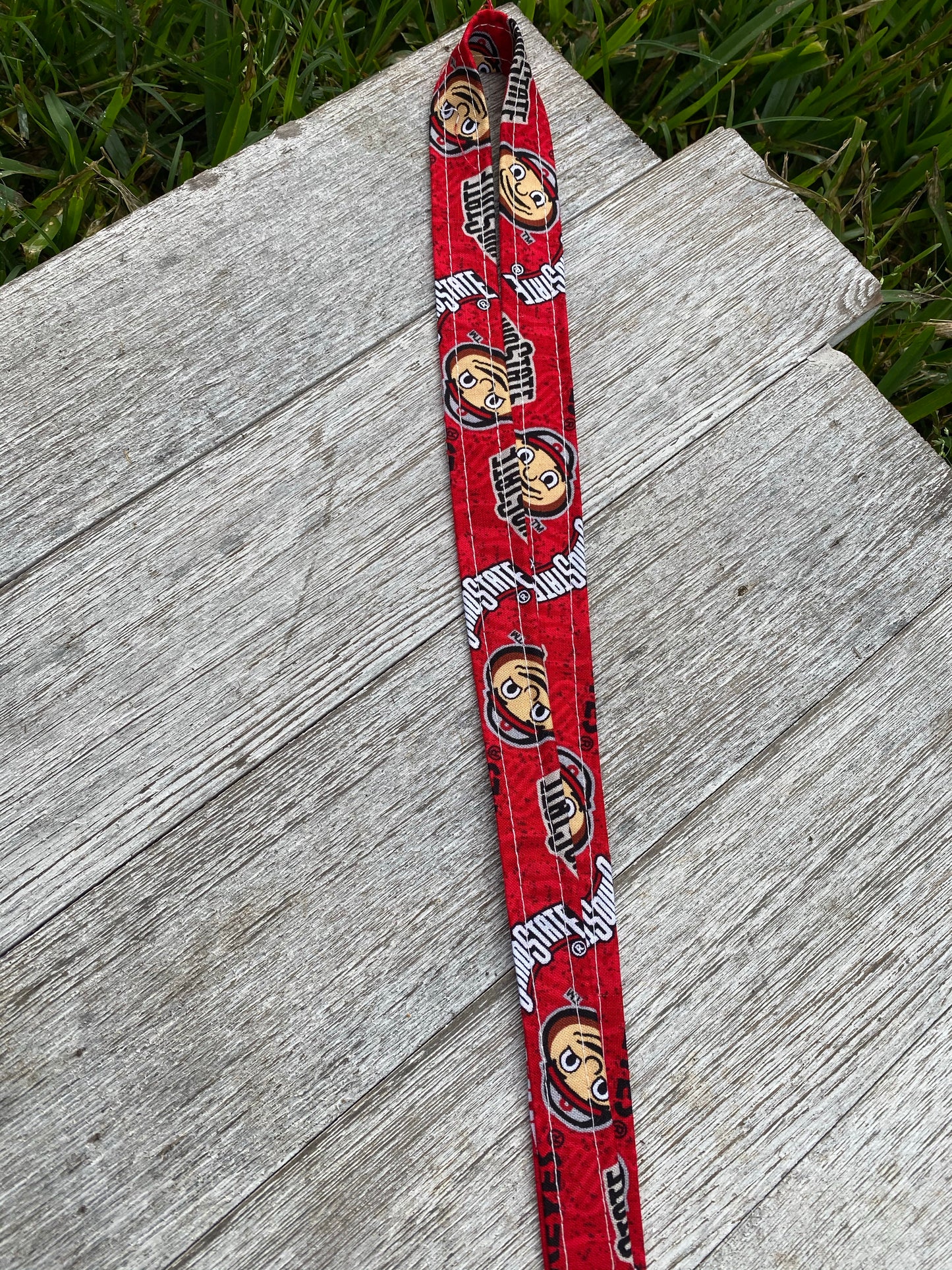 Ohio State University ID Badge Holder Keychain