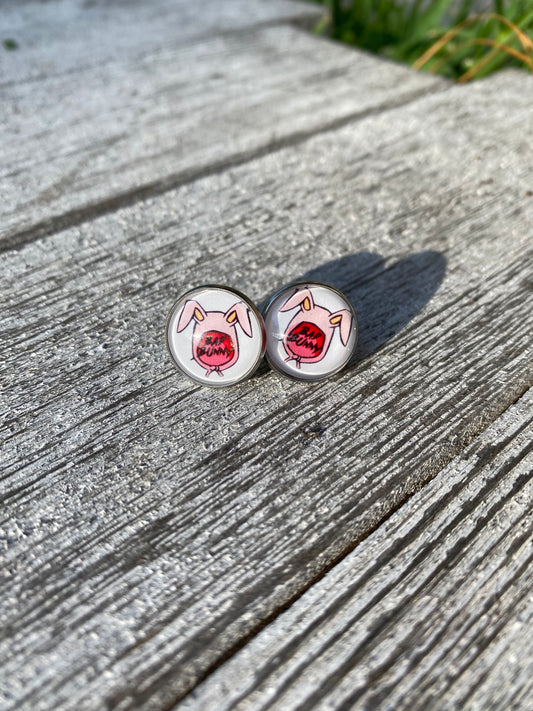 Bad Bunny Stud Earrings Party Favor Jewely
