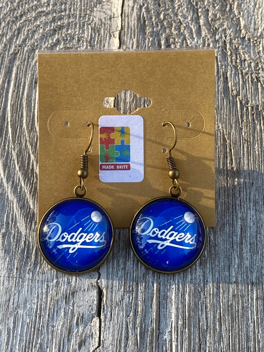 Los Angles Dodgers Dangle earring