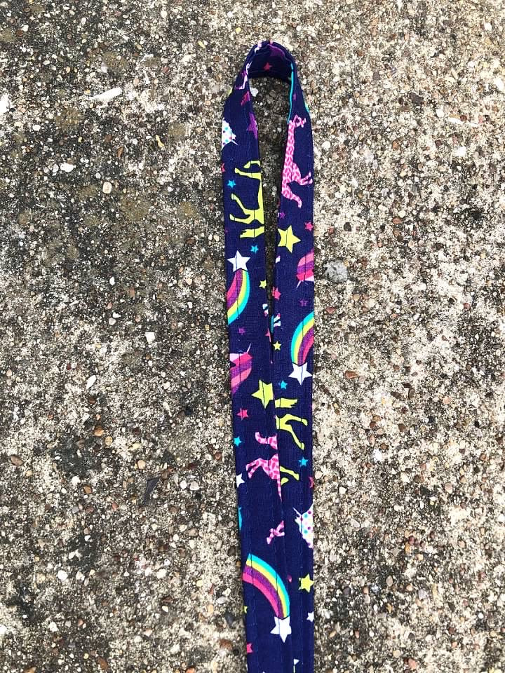 Unicorn lanyard Id Badge holder gift