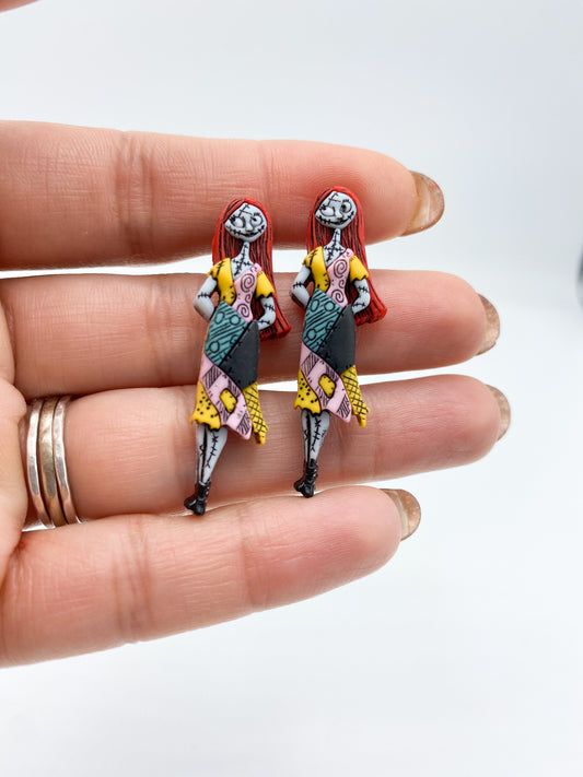 Sally Earrings Nightmare Before Christmas