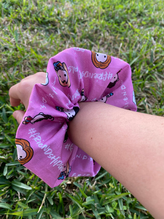 Friends Cute Fun pretty 80s scrunchie