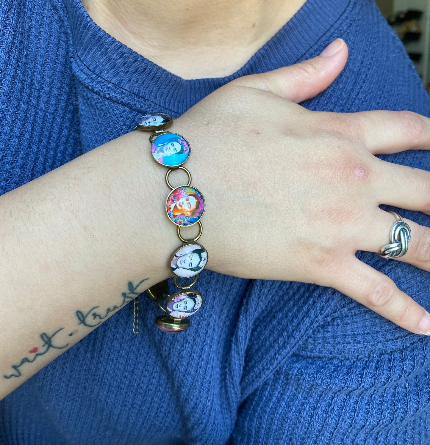 Frida Kahlo Bezel Bracelet