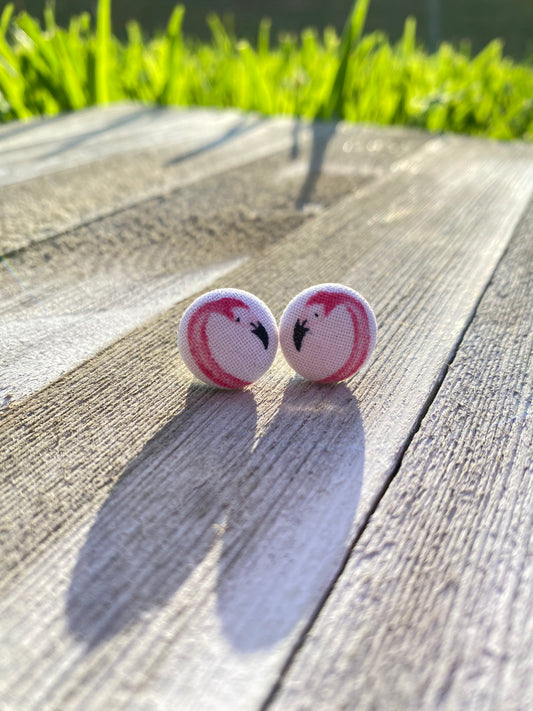 Flamingo Stud Novelty Earrings Gift