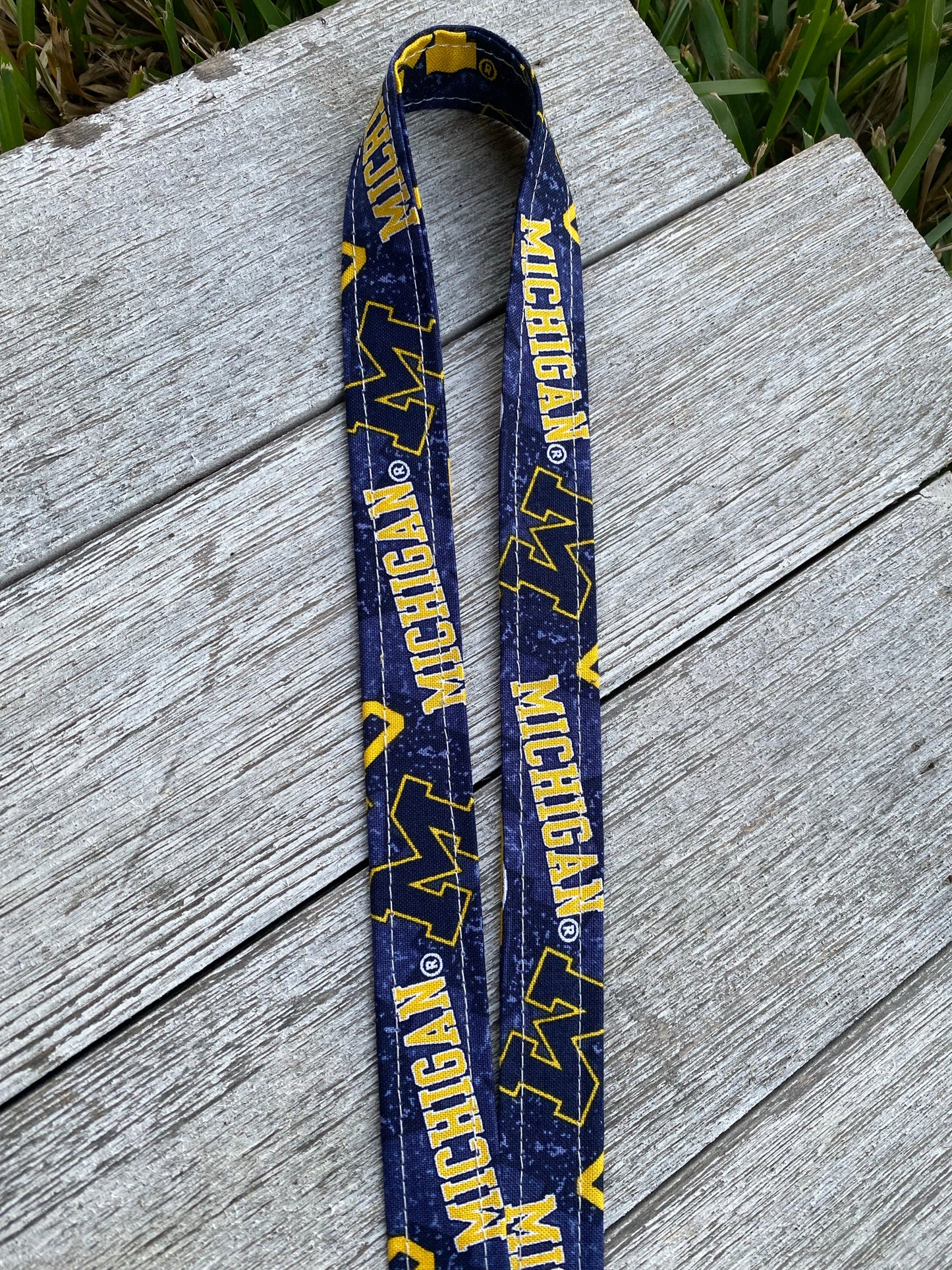 Michigan University ID Badge Holder Keychain
