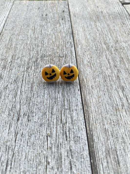 Pumpkin Stud Earrings