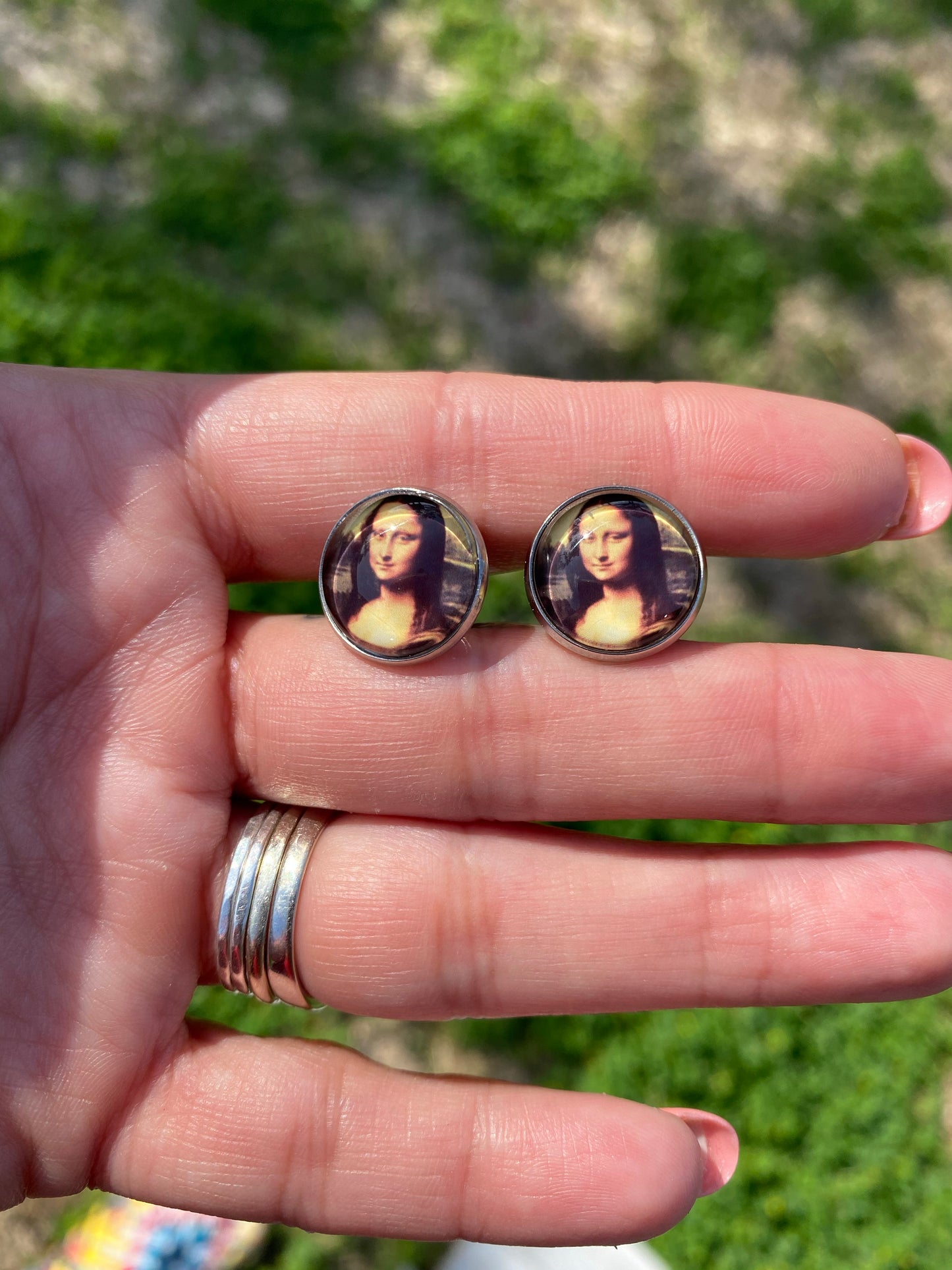 Mona Lisa Earrings Mona Lisa gift