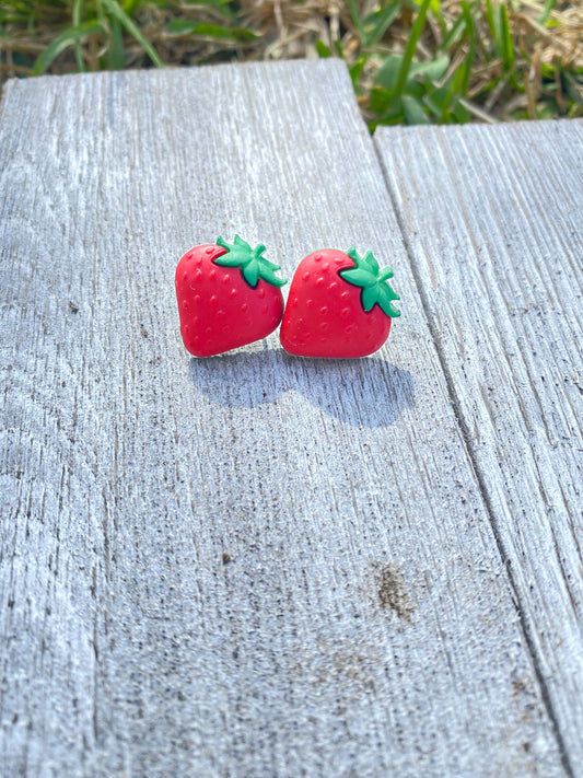Strawberry earrings