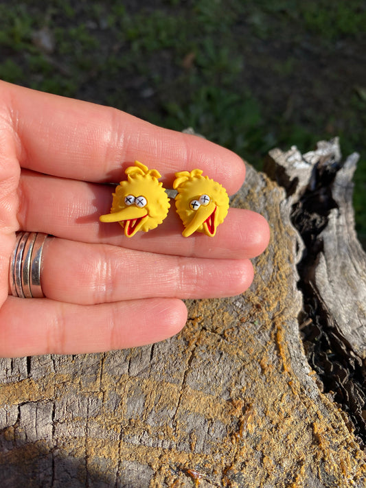 Big Bird Stud Earrings Novelty gift Jewelry