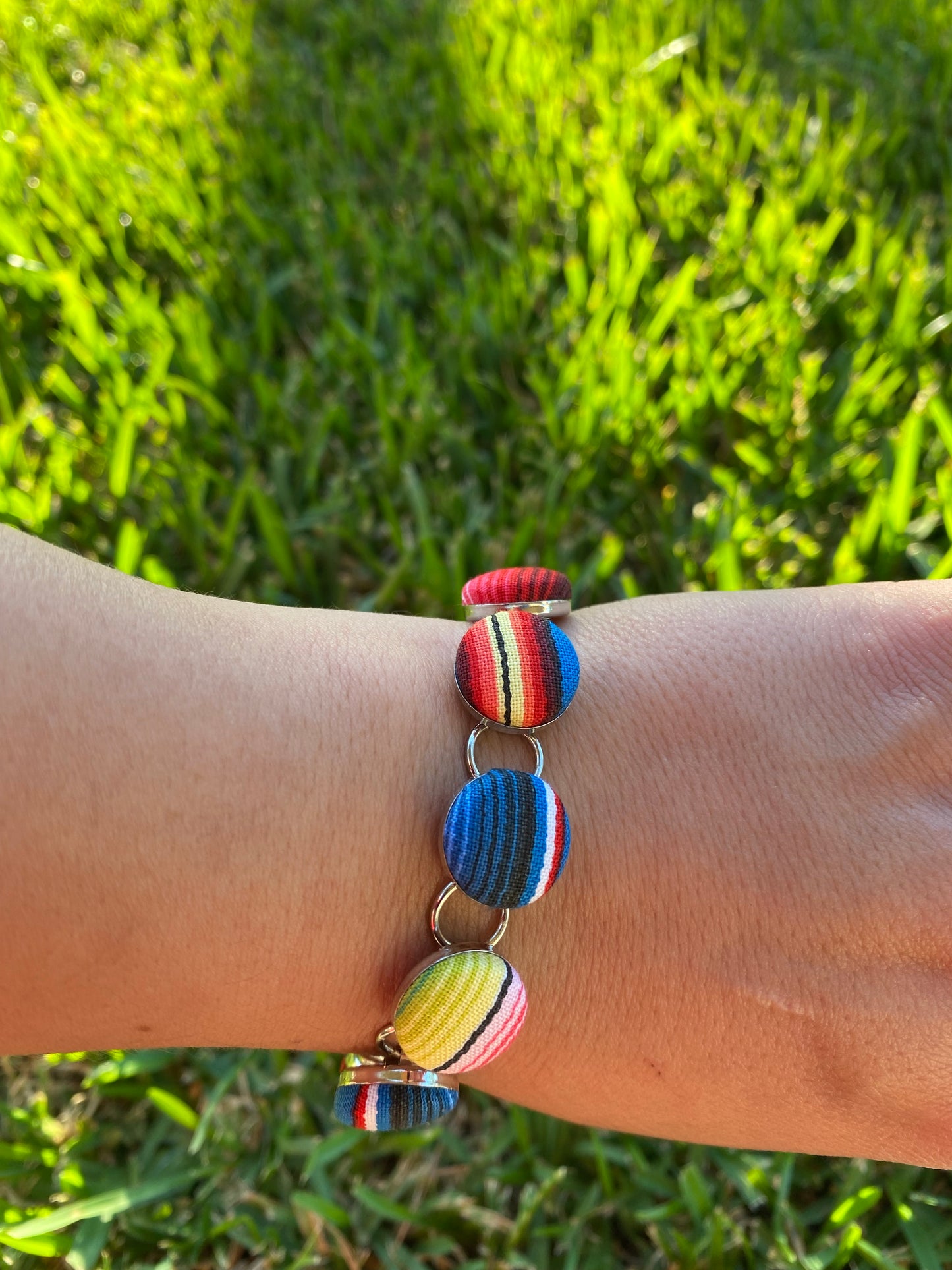 Serape Bezel Bracelet