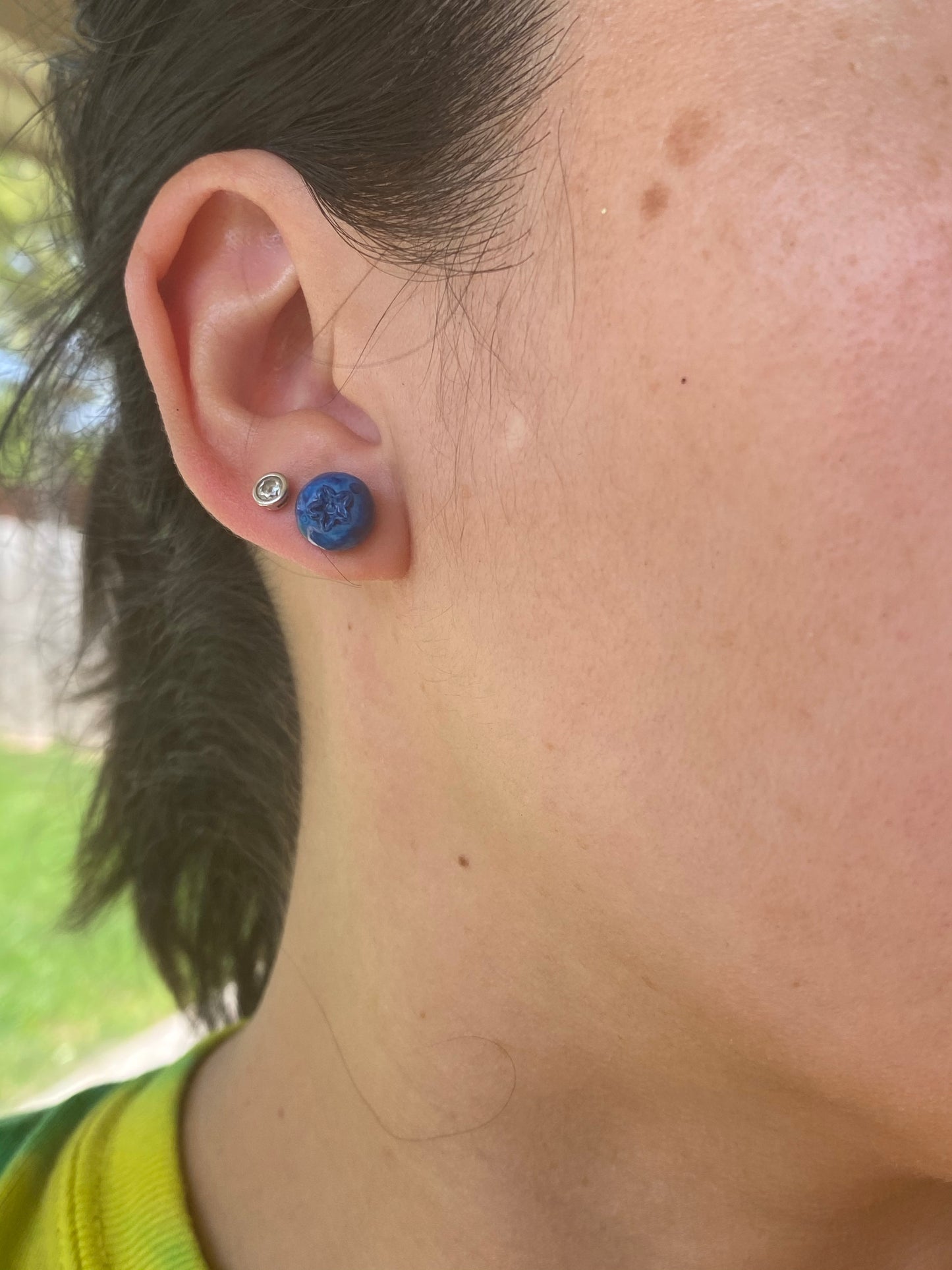 Blueberry earrings