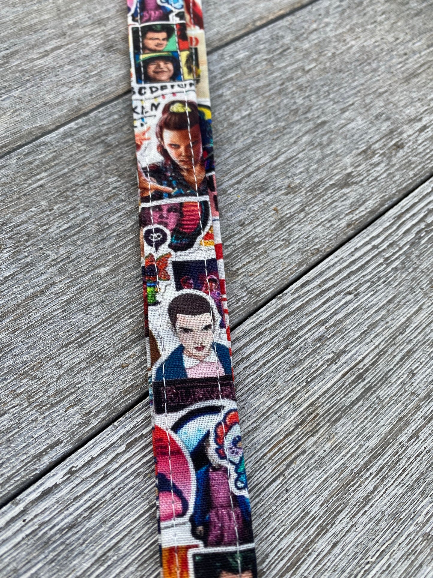 Stranger Things Keychain ID Badge Holder Lanyard Gift