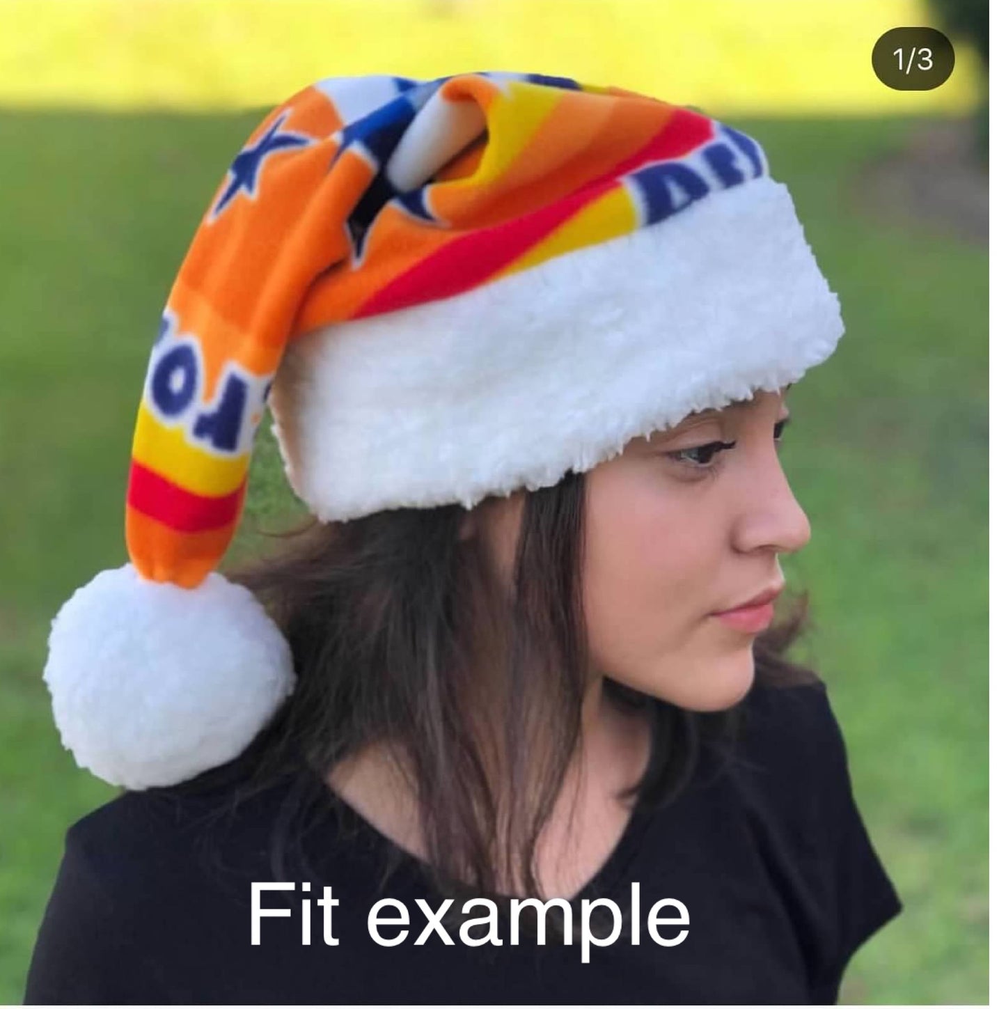 The Grinch Fleece Santa Hat