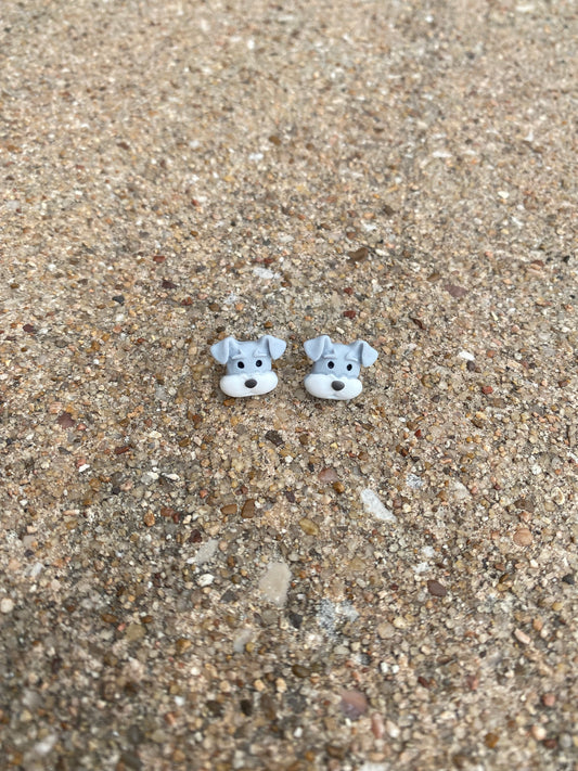 Dog Terrier Stud Earring Gift